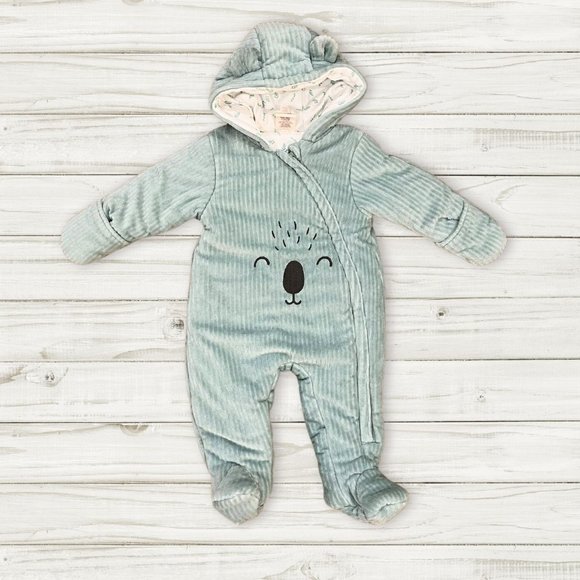 Teal Baby Snowsuit Bunting Suit - - Picture 1 of 3